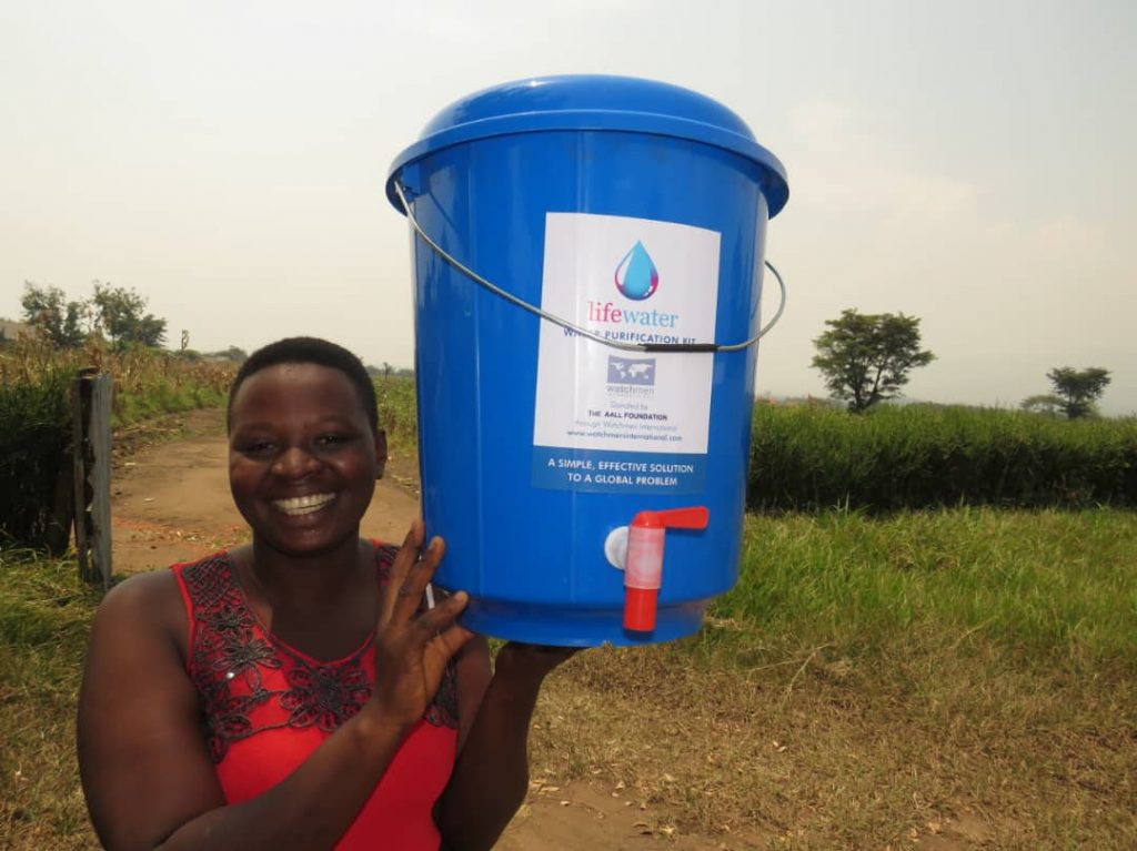 How do you feel when you get your own clean water for the first time?